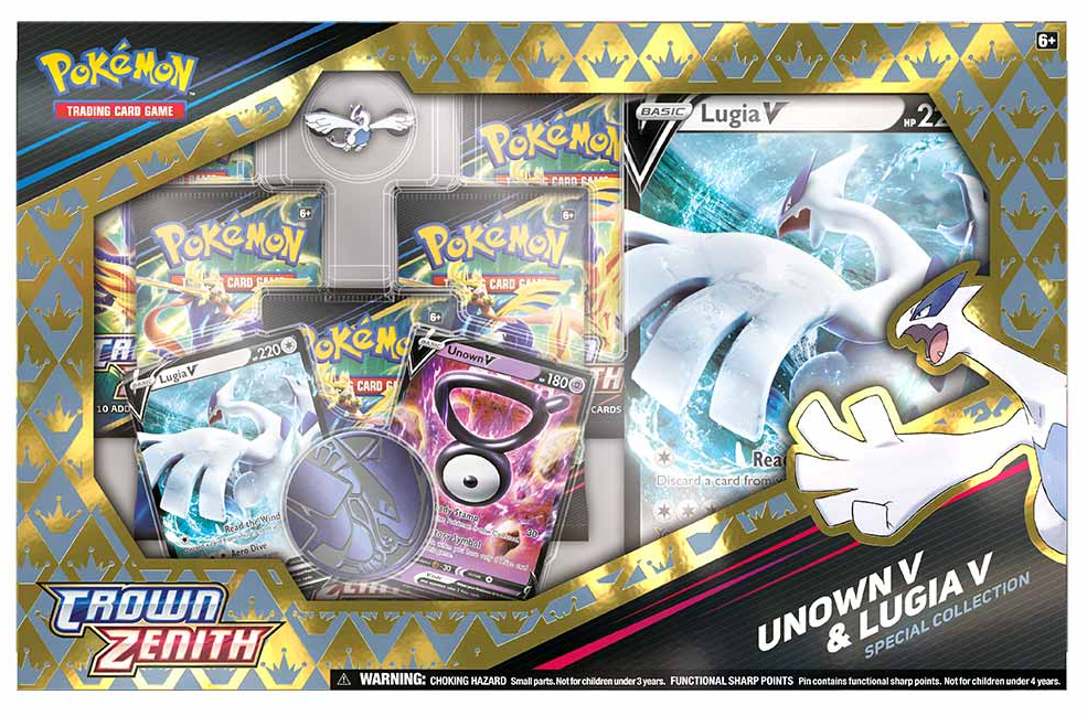 Pokemon - TCG - Crown Zenith Unown V & Lugia V Special Collection