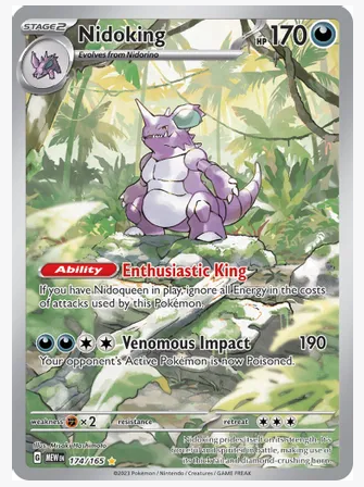 Nidoking - 174/165 - SV: Scarlet and Violet 151 (MEW)